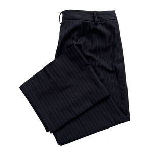 Apostrophe Striped Mid Rise Career Business Trouser Pants Women’s Size 12 Petite